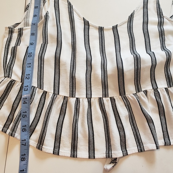 L.A Hearts Strip Crop Tank Top - Picture 6 of 6